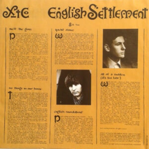 XTC, English Settlement - LP: imagen 5