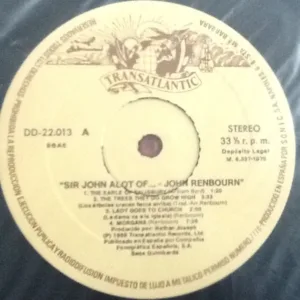 John Renbourn, The Lady And The Unicorn / Sir John Alot Of... - LP: imagen 4