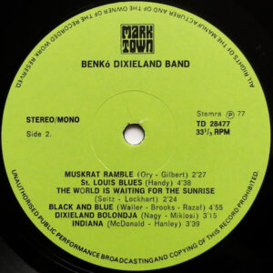 Benkó Dixieland Band, Budapest - LP: imagen 4