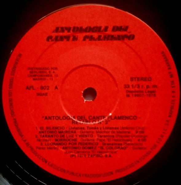 Various, Antología Del Cante Flamenco: Retablo 2 - LP