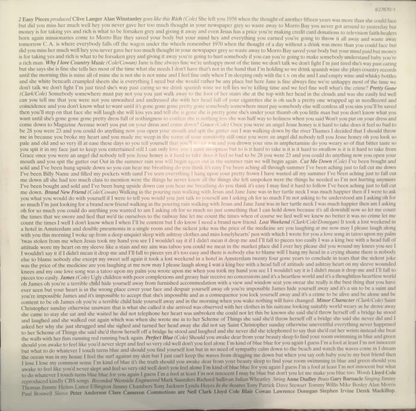 Lloyd Cole & The Commotions, Easy Pieces - LP