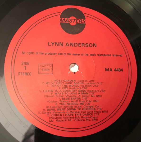 Lynn Anderson, 20 Golden Hits - LP