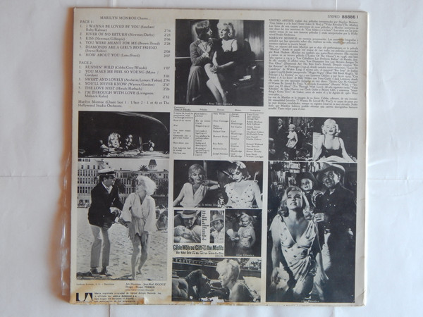 Marilyn Monroe, The Hollywood Studio Orchestra, Marilyn Monroe Canta... - LP