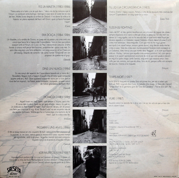 Sopa De Cabra, Girona 83.87 - Somnis De Carrer - LP