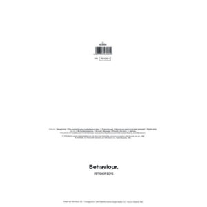 Pet Shop Boys, Behaviour - LP: imagen 2