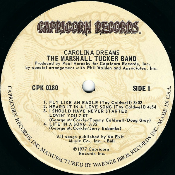 The Marshall Tucker Band, Carolina Dreams - LP