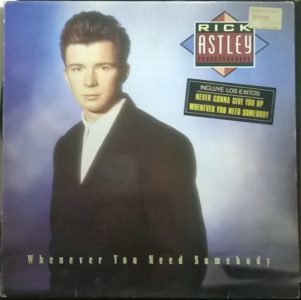 Rick Astley, Whenever You Need Somebody - LP