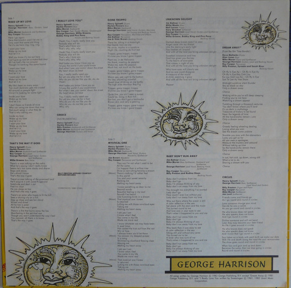 George Harrison, Gone Troppo - LP