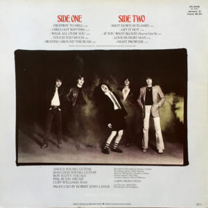 AC/DC, Highway To Hell - LP: imagen 2