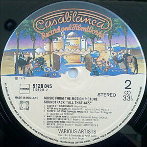 Various, All That Jazz - Music From The Original Motion Picture Soundtrack - LP: imagen 4