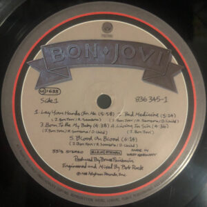 Bon Jovi, New Jersey - LP: imagen 3