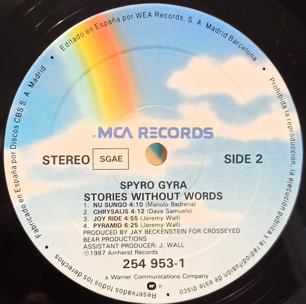 Spyro Gyra, Stories Without Words - LP