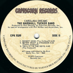 The Marshall Tucker Band, Carolina Dreams - LP: imagen 6