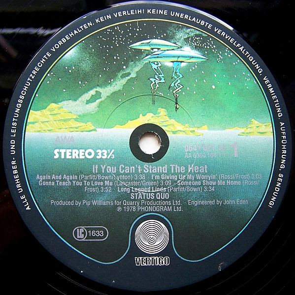 Status Quo, If You Can't Stand The Heat... - LP