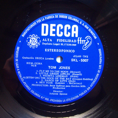 Tom Jones, This Is Tom Jones - LP