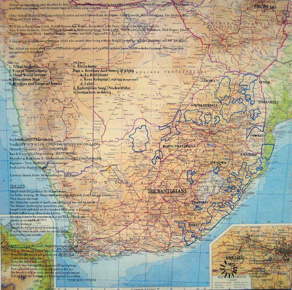 Manfred Mann's Earth Band, Somewhere In Afrika - LP
