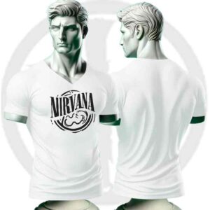Nirvana  Camiseta V-Neck: imagen 4