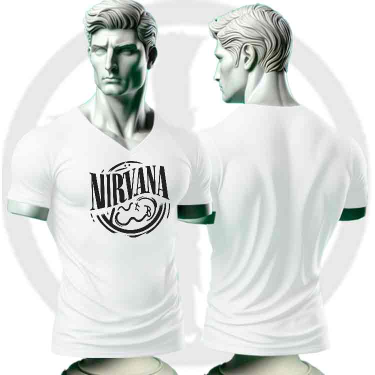 Nirvana Camiseta V-Neck