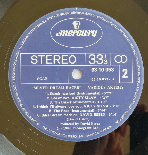 David Essex, Silver Dream Racer - LP