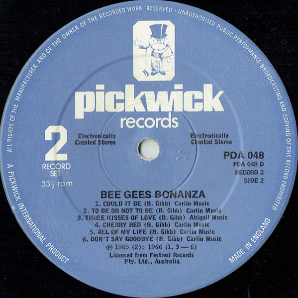 Bee Gees, The Bee Gees Bonanza (The Early Days) - LP