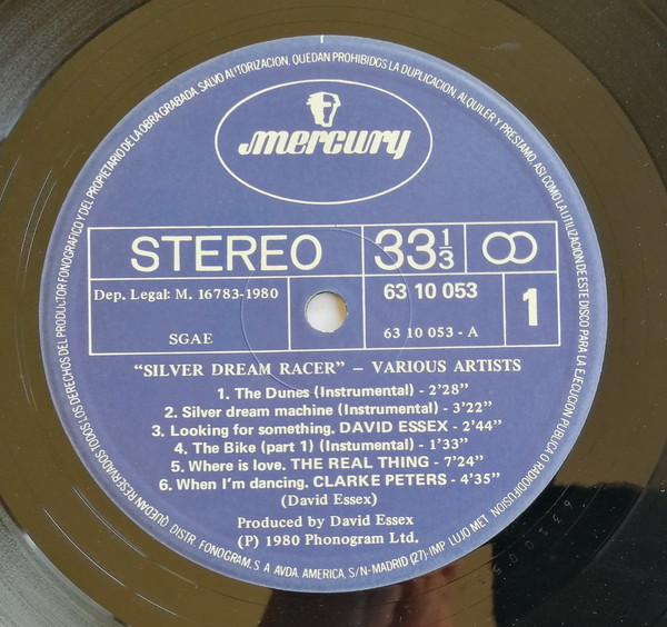 David Essex, Silver Dream Racer - LP