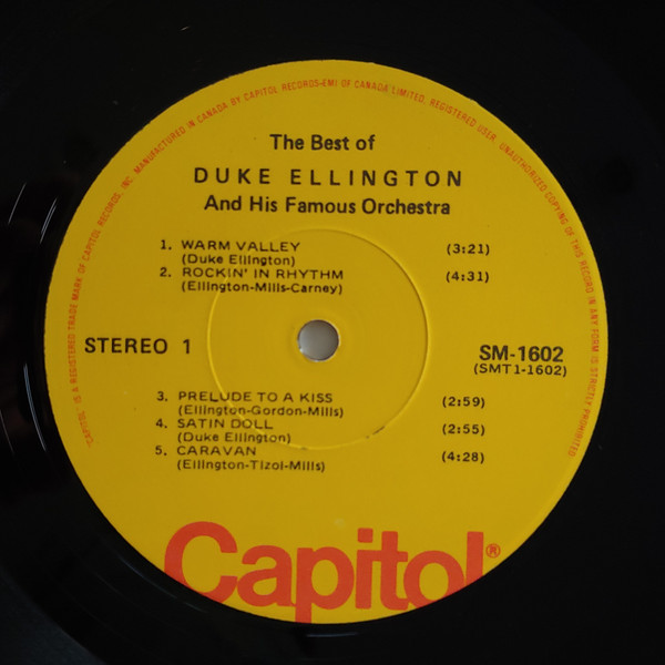 Duke Ellington And His Orchestra, The Best Of Duke Ellington And His Famous Orchestra - LP