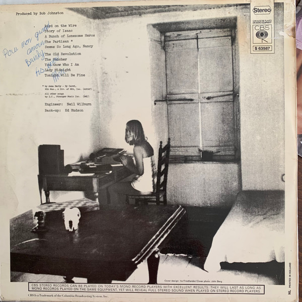 Leonard Cohen, Songs From A Room - LP