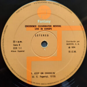 Creedence Clearwater Revival, Live In Europe - LP: imagen 12