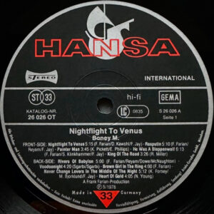 Boney M., Nightflight To Venus - LP: imagen 6