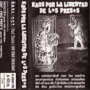 Bad Taste, O.G.T., Ö.B.N.I., Oi! The Arrase, Kaos Por La Libertad De Lxs Presxs - LP