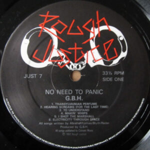G.B.H., No Need To Panic - LP: imagen 5
