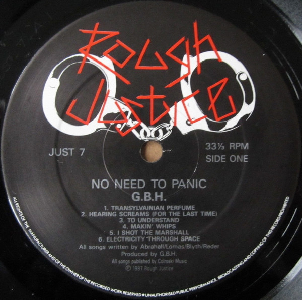 G.B.H., No Need To Panic - LP