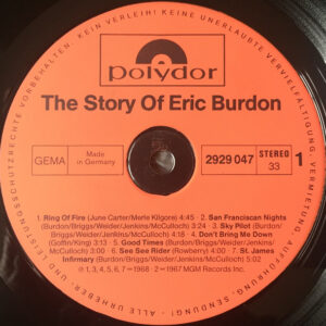 Eric Burdon, The Story Of Eric Burdon - LP: imagen 3
