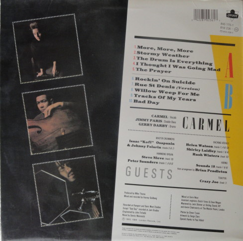 Carmel, The Drum Is Everything - LP