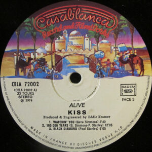 Kiss, Alive! - LP Album Stereo: imagen 8