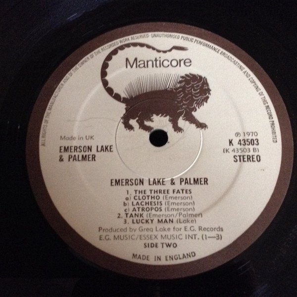 Emerson, Lake & Palmer, Emerson, Lake & Palmer - LP