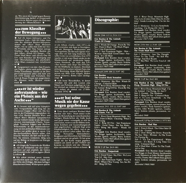Eric Burdon, The Story Of Eric Burdon - LP