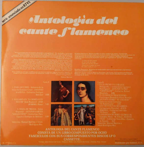 Various, Antología Del Cante Flamenco: Retablo 3 - LP
