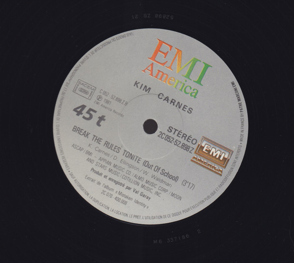 Kim Carnes & The Hate Boys, Draw Of The Cards - Maxi Singles