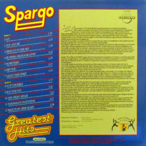 Spargo, Greatest Hits - LP: imagen 2