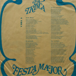 La Trinca, Festa Major - LP: imagen 7