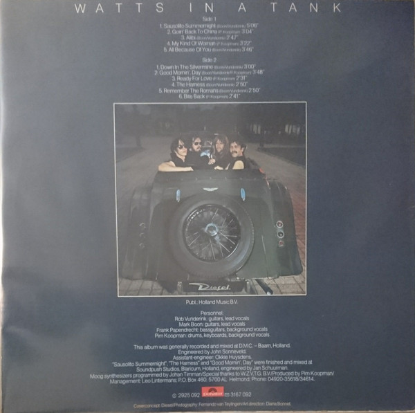 Diesel, Watts In A Tank - LP