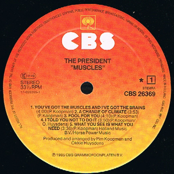 The President, Muscles - LP