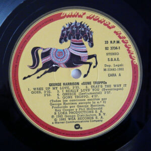 George Harrison, Gone Troppo - LP: imagen 3