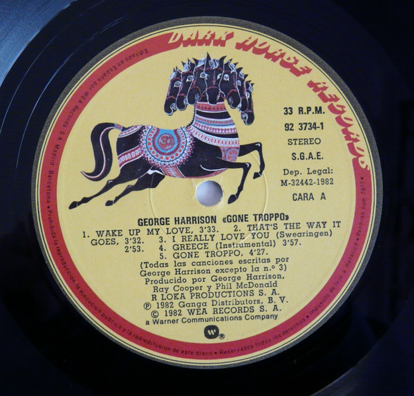 George Harrison, Gone Troppo - LP