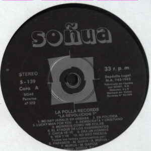 La Polla Records, Revolución!! - LP: imagen 3