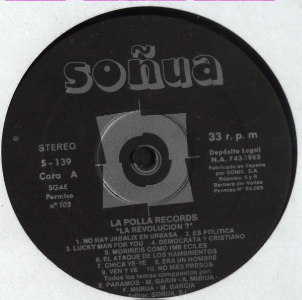 La Polla Records, Revolución!! - LP