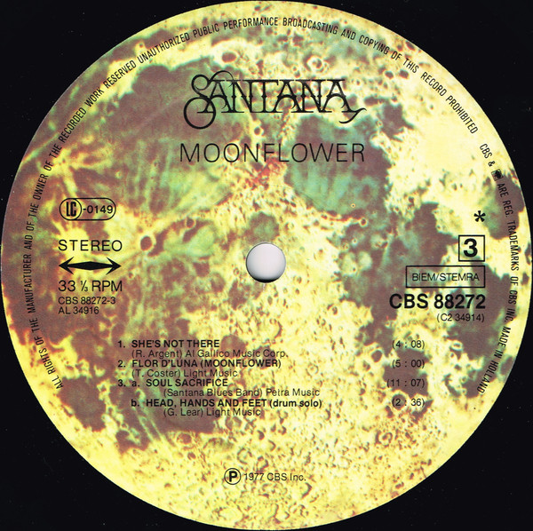 Santana, Moonflower - LP