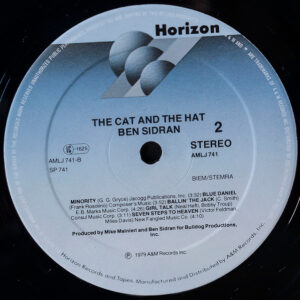 Ben Sidran, The Cat And The Hat - LP: imagen 4