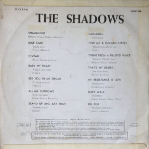 The Shadows, The Shadows - LP: imagen 2